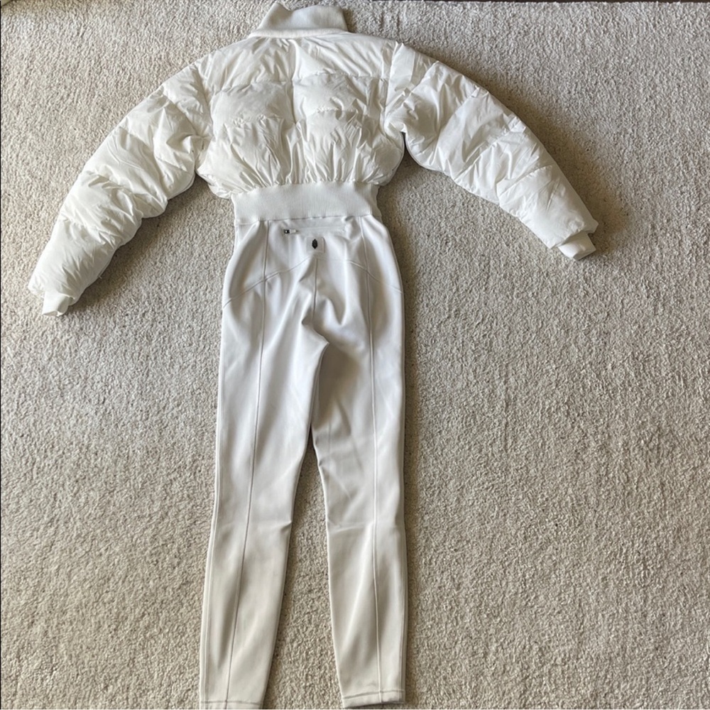 FP Movement Free People Downhill Diva Snowsuit Suit WHITE - Picture 6 of 7